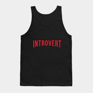 Introvert Tank Top